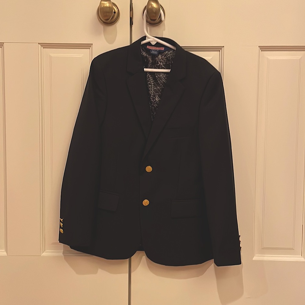 Vineyard vine boys navy blazer size 10